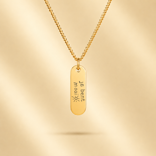 HANDSCHRIFT STAAFJE KETTING