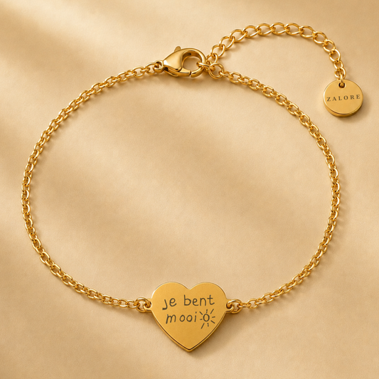 EIGEN HANDSCHRIFT HARTJE ARMBAND