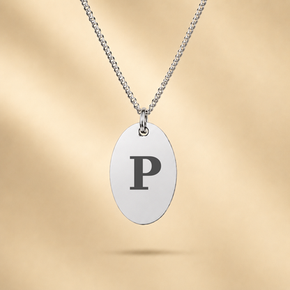 INITIAAL OVAAL KETTING