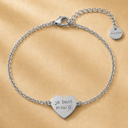 EIGEN HANDSCHRIFT HARTJE ARMBAND