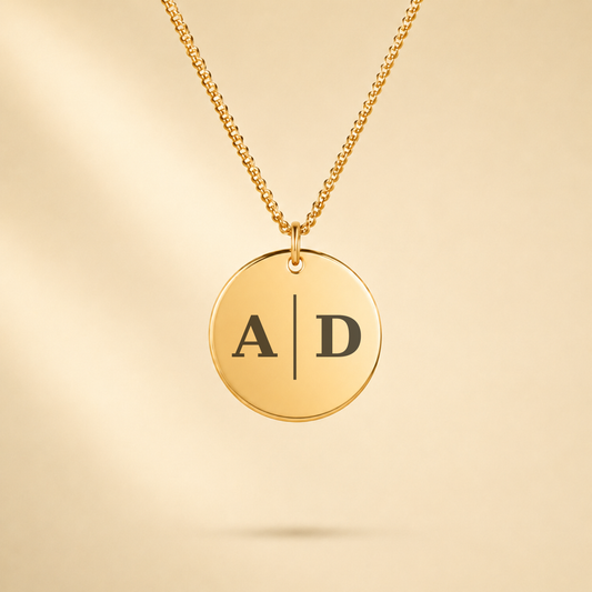 INITIALEN RONDJE KETTING