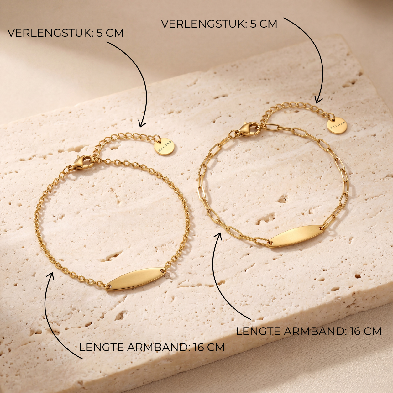 INITIALEN OVAAL ARMBAND