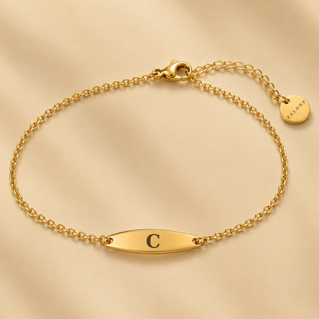 INITIAAL OVAAL ARMBAND