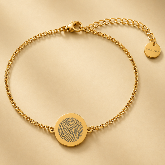 VINGERAFDRUK MUNT ARMBAND
