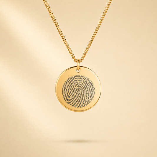 VINGERAFDRUK MUNT KETTING