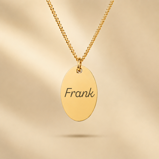 NAAM OVAAL KETTING