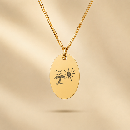 TEKENING OVAAL KETTING