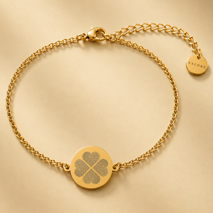 FAMILIE VINGERAFDRUK MUNT ARMBAND