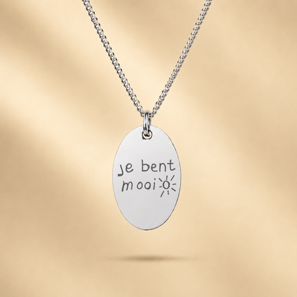 HANDSCHRIFT OVAAL KETTING