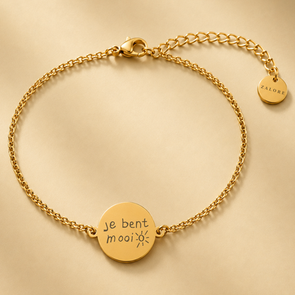 EIGEN HANDSCHRIFT RONDJE ARMBAND