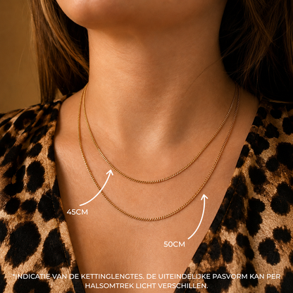 VINGERPRINT 2 HARTJES KETTING