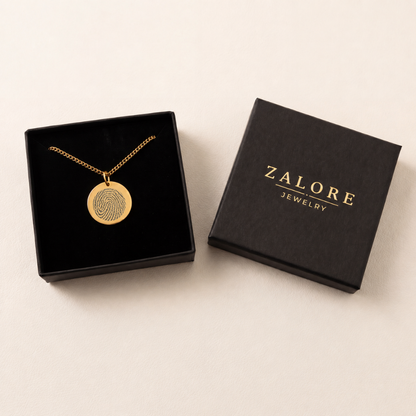 VINGERAFDRUK MUNT KETTING