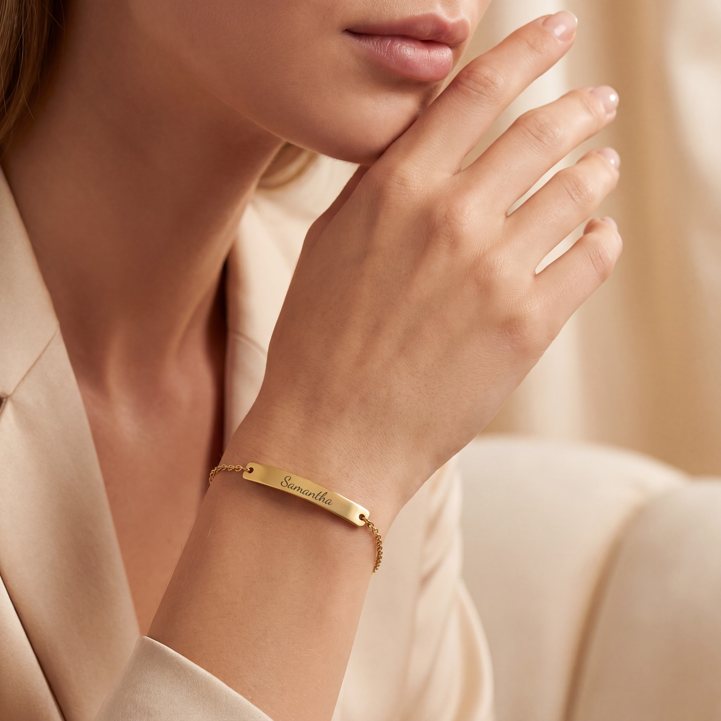 NAAM BALKJE ARMBAND